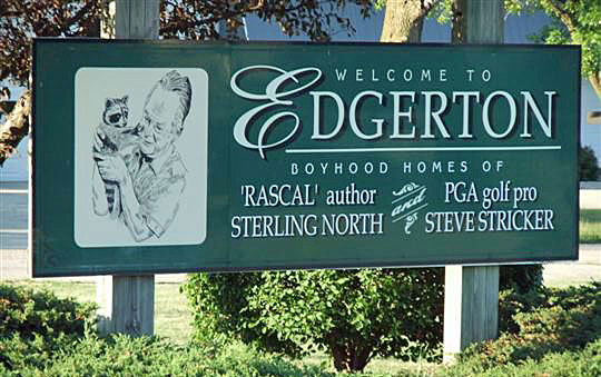 Edgerton sign honors Steve Stricker